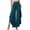Green, variant on Women's Solid High Waist Flowy Wide Leg Pants,Layered Split Hem Pants with Side Pockets,Loose Casual Palazzo Trousers for Summer,Black Women's S-XXXL