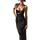 thumbnail image 2 of Vestido Largo Sunloudy Halter Mujer Slim-fit Sin Mangas Negro, 2 of 9