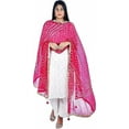 thumbnail image 3 of Tapara Silk Bandhani Bandhej Dupatta for Women, Heavy Dupatta, 3 of 3