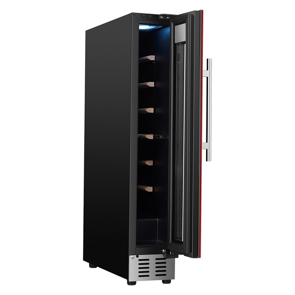 Pemberly Row 9 bottle Built-in/Freestanding Wine Ref with 7 color LED Lights