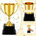 thumbnail image 3 of Set de 18 Trofeos de Plástico Dorado de 7" Ecation, 3 of 6