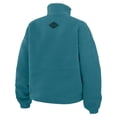 thumbnail image 3 of Women's WEAR by Erin Andrews  Teal San Jose Sharks Polar Fleece Half-Zip Jacket, 3 of 5