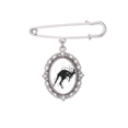 thumbnail image 1 of Australie Koala Kangourou Contour Illustration Broche Épingle Robe Chemise Châle Clips, 1 of 3