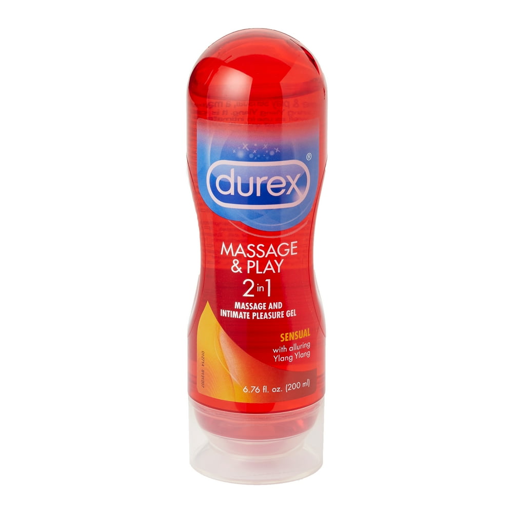 Durex Sensual Massage & Play 2 in 1, Massage Gel and Personal Lubricant