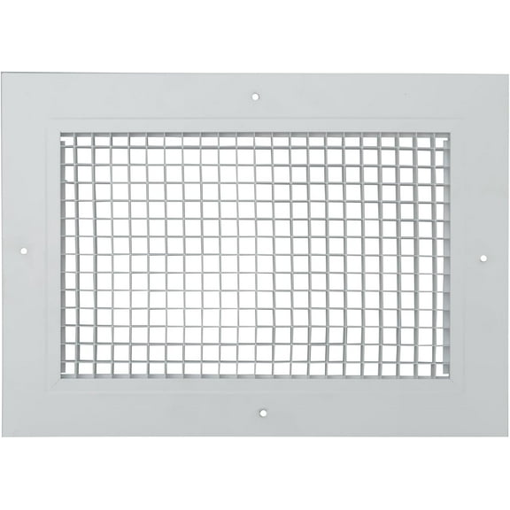 Eggcrate Return Air Grille Air Vent Covers Modern AC Grille for Sidewall and Ceiling Walls & Floors Heater Aluminum Register Vents Cover White HVAC Diffuser Soffit Vent attic Vent 14x14 Inch