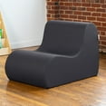 thumbnail image 4 of Jaxx Midtown Medium Classroom Soft Foam Chair - Premium Vinyl Cover - Black, 4 of 7