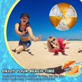 thumbnail image 4 of 2 Uds. Pelotas de Playa Inflables de 16 Pulgadas, Bolas de Piscina de Confeti Dorado para Piscina para Adultos, Fiesta de Cumpleaños de Verano Dorada, 4 of 5