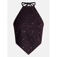 thumbnail image 5 of Madden NYC Women’s Faux Suede Hanky Hem Halter Top, Sizes XXS-XXL, 5 of 5
