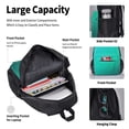 thumbnail image 4 of Fotbe Turquoise Light Blue Set Escolar 3 en 1 para Niños - Mochila Duradera con Lonchera Aislante y Estuche para Lápices - Mochila Escolar para Niños y Niñas, 4 of 7