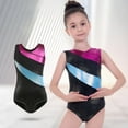 thumbnail image 4 of GYRATEDREAM Toddler Leotard Gymnastics Sleeveless, Sparkly Tumbling Dance Leotards for Baby Girls Kids Teens 3-14 Years, 4 of 9