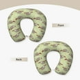 thumbnail image 3 of Easygdp Twig Sloth Travel Pillow Memory Foam, Head Neck Support Airplane Pillow for Traveling, Car, Home, Travel Neck Flight Pillow, 3 of 8