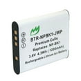 thumbnail image 2 of Replacement for Sony Cyber-shot DSC-W180 Battery (2-Pack, 1200mAh) and Charger, 2 of 3