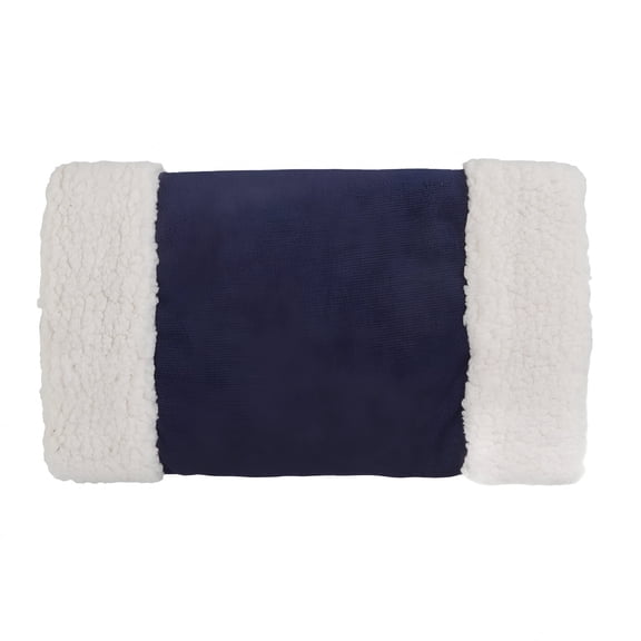 HIBIBUD Portable Heated Hand Muff Plush Thickened Heated Hand Warmer Pouch USB Rechargeable Electric Heater for Autumn Winter Warm 10W 5V Dark Blue