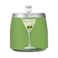 thumbnail image 7 of Yayeee Ashtray with Lid for Cigarette Smokeless Stainless Steel Home Ash Holder, Green Martini Glass, 7 of 7