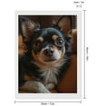 thumbnail image 2 of Diamond Art Kit for Adults, Pet Adorable Black Tan Chihuahua Diamond Painting for Adults Beginners, 5D DIY Diamond Art Painting Kits, Colorful Diamond Painting Craft for Home Decor 12x16, 2 of 7