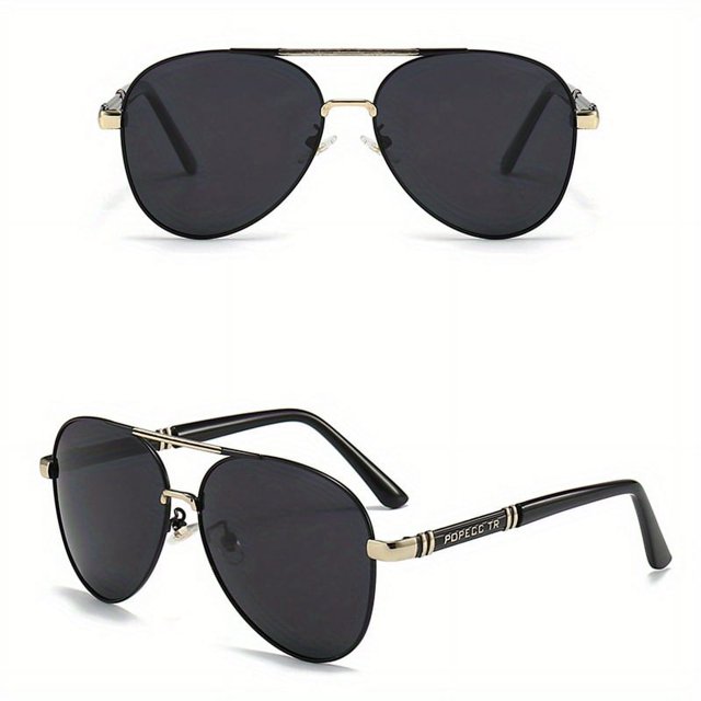 Large Frame Polarized Sunglasses for Drivers, Riders, and Outdoor Enthusiasts - UV400 Protection and Glasses Case Included