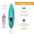 thumbnail image 3 of Lifetime Triton 100 Sit-On-Top Kayak - Bahama Fusion - 90892, 3 of 15