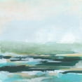 thumbnail image 2 of Vess, June Erica 15x15 Black Ornate Wood Framed with Double Matting Museum Art Print Titled - Misty Inlet I, 2 of 4