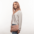 thumbnail image 4 of Bolsa crossbody de mujer LuckyLy estilo bandolera Jenny rosa unitalla, 4 of 6
