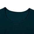 thumbnail image 4 of QIYAGBSA Waffle Knit Sweaters for Women Long Sleeve Crew Neck Solid Loose Relaxed Fit Drop Shoulder Ribbed Cuffs Lightweight Fall Winter Casual Pullover Tops, 4 of 5
