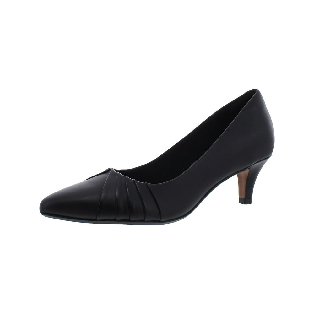 Clarks - Clarks Collection Women's Linvale Crown Leather Kitten Heel