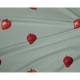thumbnail image 4 of oneOone Tissu Polyester Lycra Imprimé Fraise par Yard 56 Pouces de Large, 4 of 4