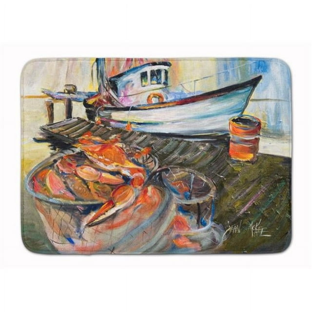 Carolines Treasures JMK1104RUG Piège à Crabe Bleu Machine Lavable Mémoire Mousse Tapis
