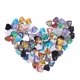 thumbnail image 4 of unbranded 100Ud Cabujones De Resina Iridiscentes Para Joyería De Sirena Colores Surtidos, 4 of 7