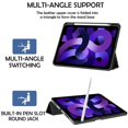 thumbnail image 5 of Deokke - Funda Compatible Con Ipad Air De 11 Pulgadas M3/M2 (2025/2024) Ipad Air De 5ª/4ª Generación (2022/2020) De 10,9 Pulgadas, Portalápices, Parte Trasera De Tpu, Función De Apagado Y Encendido Au, 5 of 5