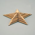 thumbnail image 3 of HORIALENCE 25Pcs Star Shape Wood for Diy Craft Projects and Scrapbooking Supplies in Khaki, 3 of 8