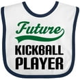thumbnail image 3 of Inktastic Future Kickball Player Boys or Girls Baby Bib, 3 of 4