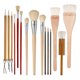 thumbnail image 1 of Juego de 15 pinceles para esmaltes y acuarelas., 1 of 5