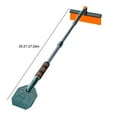 thumbnail image 3 of 39" Ice Scraper and Snow Brush for Car Windshield,2-in-1 Emergency Snow Shovel with Ergonomic Foam Grip and 360° Pivoting Brush Head for Christmas Car Auto Truck SUV, 3 of 7