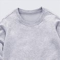 thumbnail image 5 of CAUYDY Teen Boy Athleisure Clothes Long Sleeve Sweatshirt Sweatpants Two Piece Matching Set 10Y 11Y 12Y 13Y 14Y Child Birthday Outfits Fall Winter Grey for Sizes 11-12 Years, 5 of 8