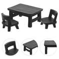 thumbnail image 2 of Ensemble Miniature de Table et Chaises en Résine 1 Ensemble 6,60 X 4,80 X 3,00 cm, 2 of 8