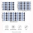 thumbnail image 2 of Ryvnso Satin Pillowcase Checkered Grid-d2 Pillow Cases Standard Size 26x20in, 2 of 6