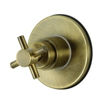 Kingston Brass KS3033DX Concord 3-Way Diverter Valve with Trim Kit, Antique Brass