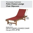 thumbnail image 2 of Classic Accessories Montlake Water-Resistant 80 Inch Patio Chaise Lounge Slipcover, Heather Henna, 2 of 8