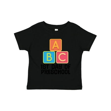 

Inktastic 1st Day of Preschool Gift Toddler Boy or Toddler Girl T-Shirt