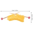 thumbnail image 2 of 2pcs Miniature Tricot Pull Modèle Créatif Bureau Ornement Photo Prop, 2 of 9