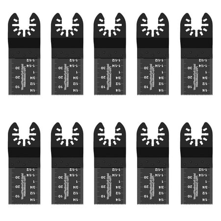 

10PC Oscillating Tools Multitool Accessoires Quick Release Multifunctional Woodworking Hole Cutting And Polishing Saw Blade Metal