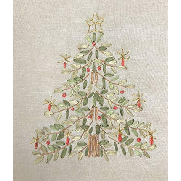 Nickannys embroidered christmas table runner holiday tablecloth Nickannys embroidered christmas table runner holiday tablecloth