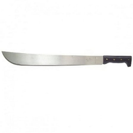 Seymour 22" Tempered Steel Latin Machete 41722, Black Handle
