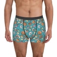 thumbnail image 2 of Goofa Cute Conch Printed Men's Boxer Briefs Underwear, Moisture-Wicking Underwear, Trunk,Soft and Breathable Cotton Underwear-, 2 of 9