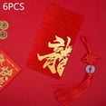 thumbnail image 6 of BLESIYA 6Pcs Chinese Lunar Year Red Envelopes Dragon Year Red Envelopes for Birthday A, 6 of 8