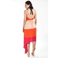 thumbnail image 3 of Vestido asimetrico plisado Roman Fashion /Juvenil, 1731 (Naranja) naranja G, 3 of 5