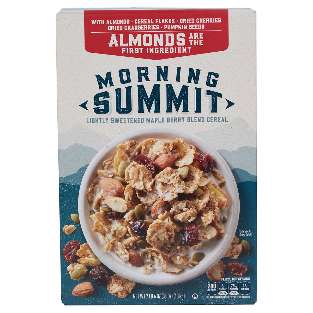 Morning Summit Maple Berry Blend Breakfast Cereal, 38 oz