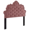 thumbnail image 4 of Modway Arabella Button-Tufted Performance Velvet King/California King Headboard in Dusty Rose, 4 of 9