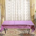 thumbnail image 5 of Entireivity Glossy PET Tablecloth Glitter Picnic Table Covers Table Decor Party Supplies for Festival Xmas Birthday (Pink), 5 of 8