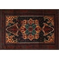 thumbnail image 1 of Ahgly Company Indoor Rectangle Traditional Dark Brown Persian Area Rugs, 6' x 9', 1 of 6